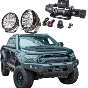 Rockarmor Gt Steel Hoopless Bullbar Combo Pack - Ford Ranger PXI/II/III