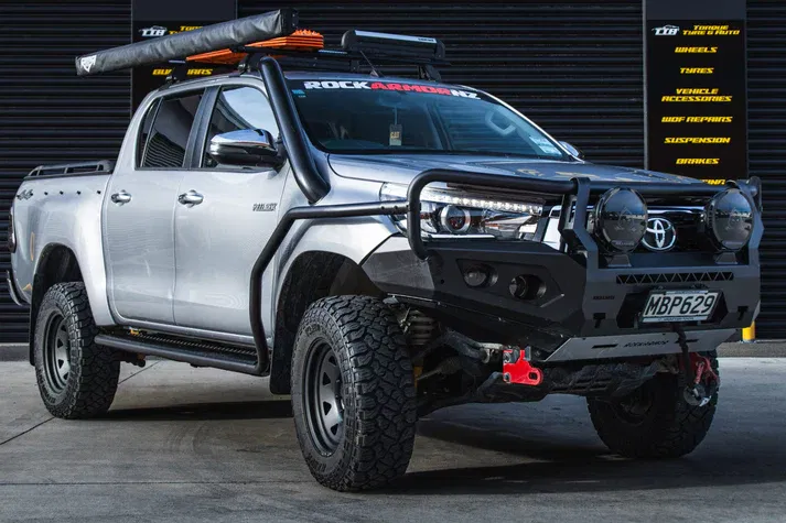 Rockarmor Gt Hoop Steel Bullbar - Toyota Hilux N80 Bullbar 2015 -2020 - Image 2